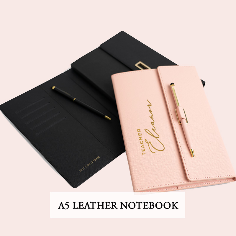 A5 Saffiano Leather Notebook