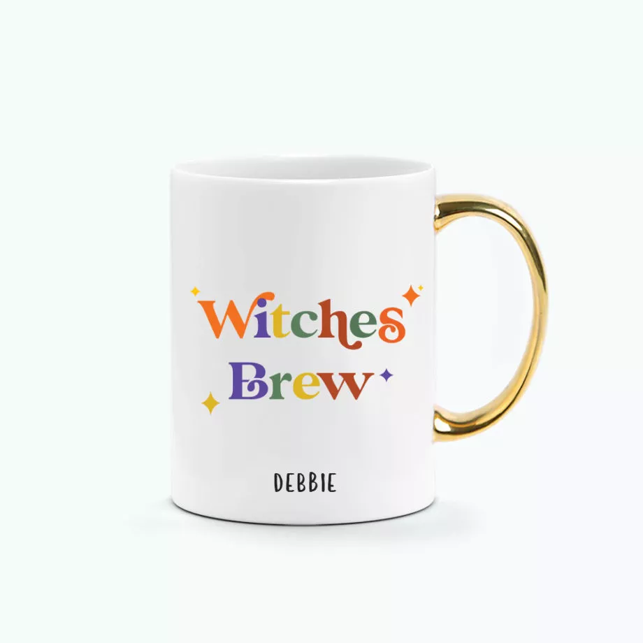`[CUSTOM NAME] Printed Mug - Witches Brew Design
