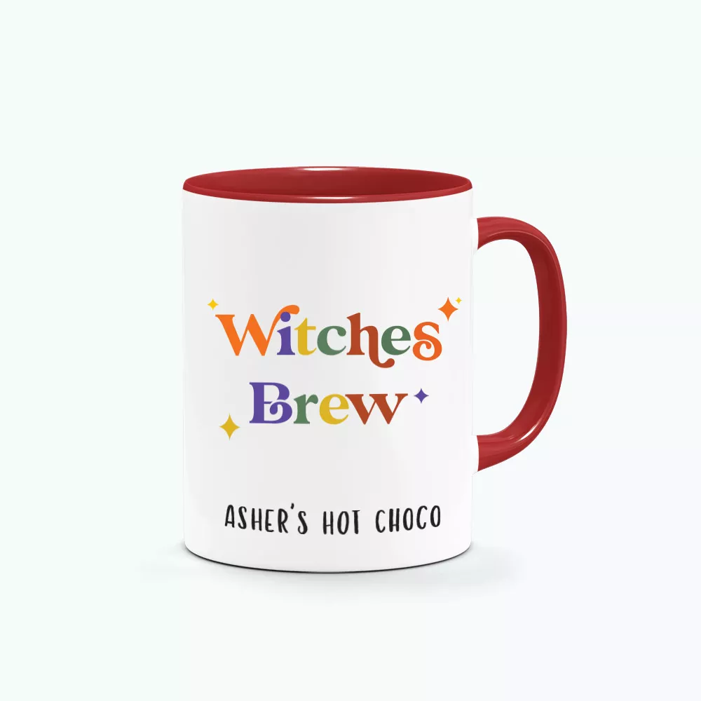`[CUSTOM NAME] Printed Mug - Witches Brew Design