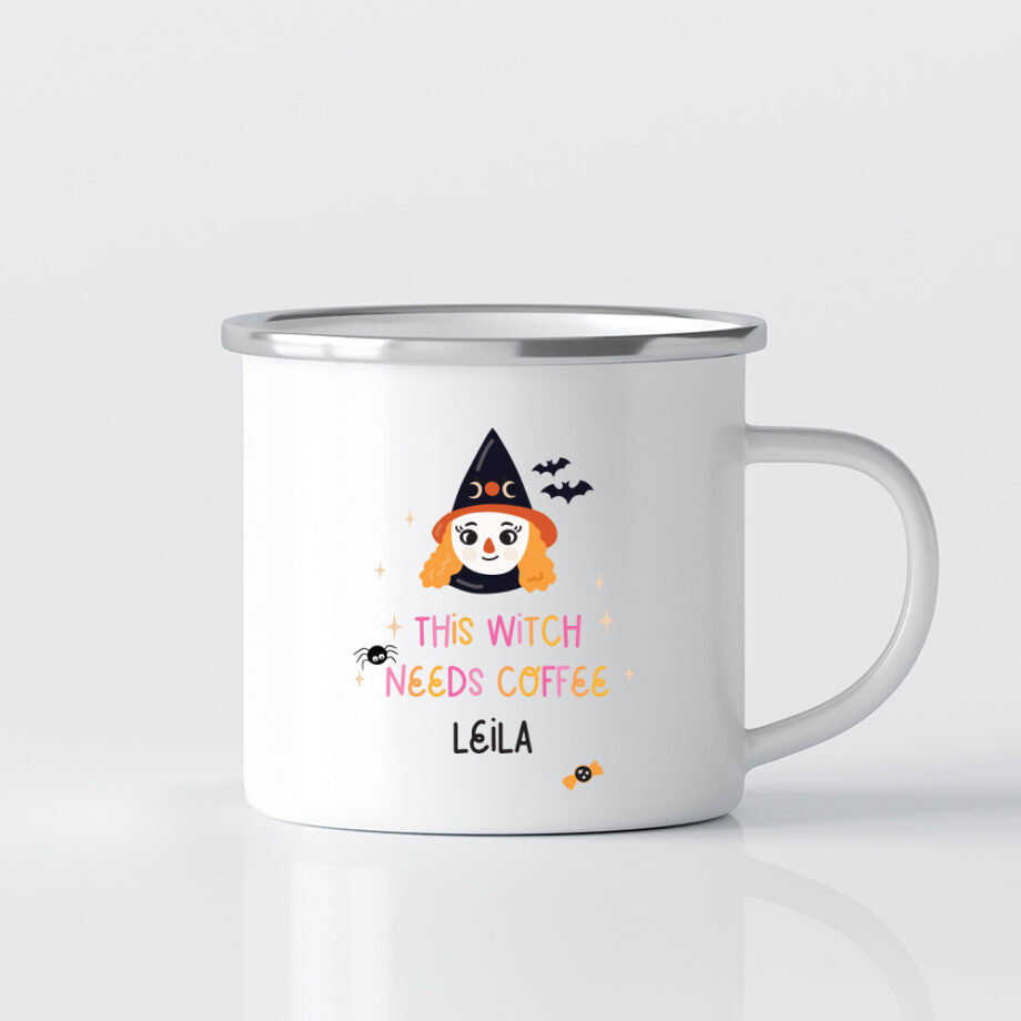 `[CUSTOM NAME] Printed Mug - modern witch design