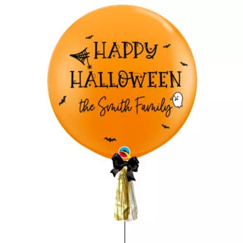 Custom Family Name 36 inch giant halloween latex helium balloon