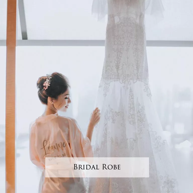Customised Bridal Robe