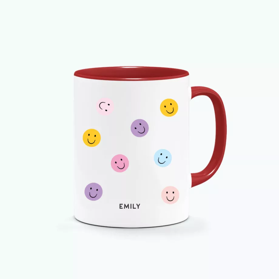 ' [Custom Name] Smiley Graphics Printed Mug