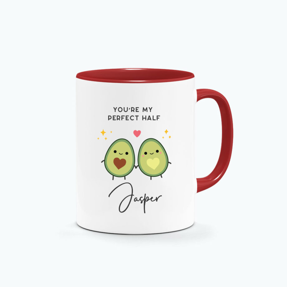 ' [Custom Name Custom Subtext] Avocados Graphics Printed Mug