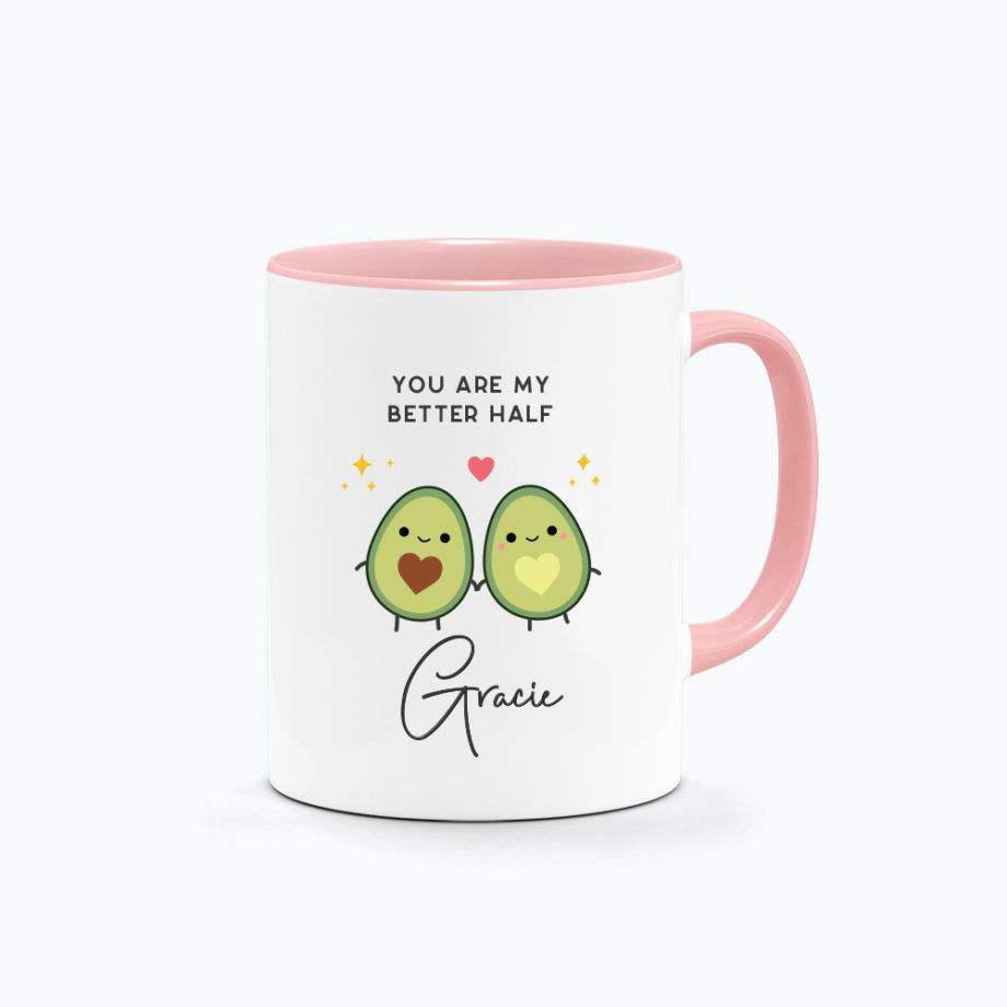 ' [Custom Name Custom Subtext] Avocados Graphics Printed Mug