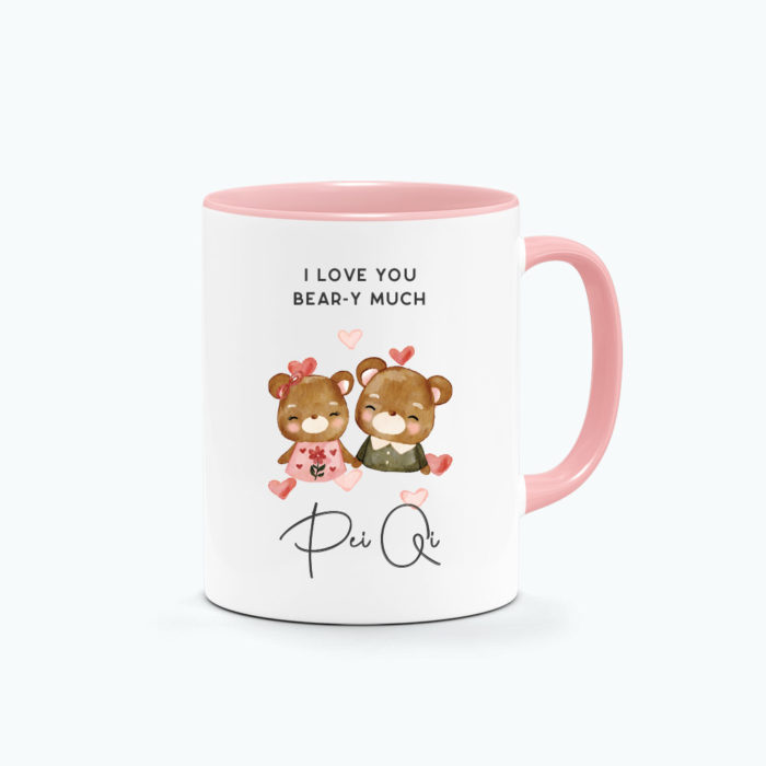 ' [Custom Name Custom Subtext] Bears Couple Graphics Printed Mug