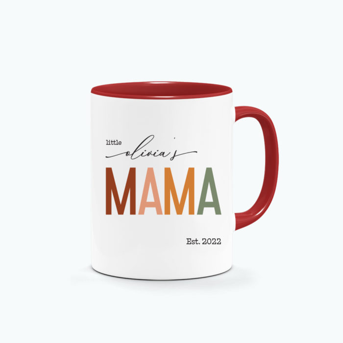 Personalised Printed Mug Gift Mother's Day Customisation Name Cat Wife Little Child’s Mama Mom Mum Mommy Mummy