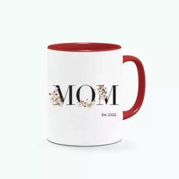 Personalised Printed Mug Gift Mother's Day Customisation Name Cat Wife Mama Mom Mum Mommy Mummy