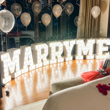 MARRY ME LED GIant Marquee Light Up letters