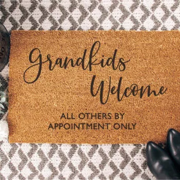 'Grandkids Welcome All Others By Appointment Only Door Mat