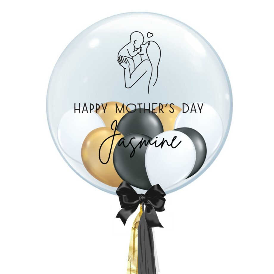 Custom Mother’s Day Collection Mother and Baby Line Art Design