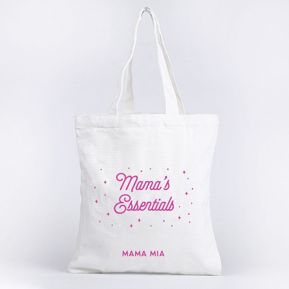 Custom Name Mother’s Day Collection Tote Bag Mama’s Essentials Design