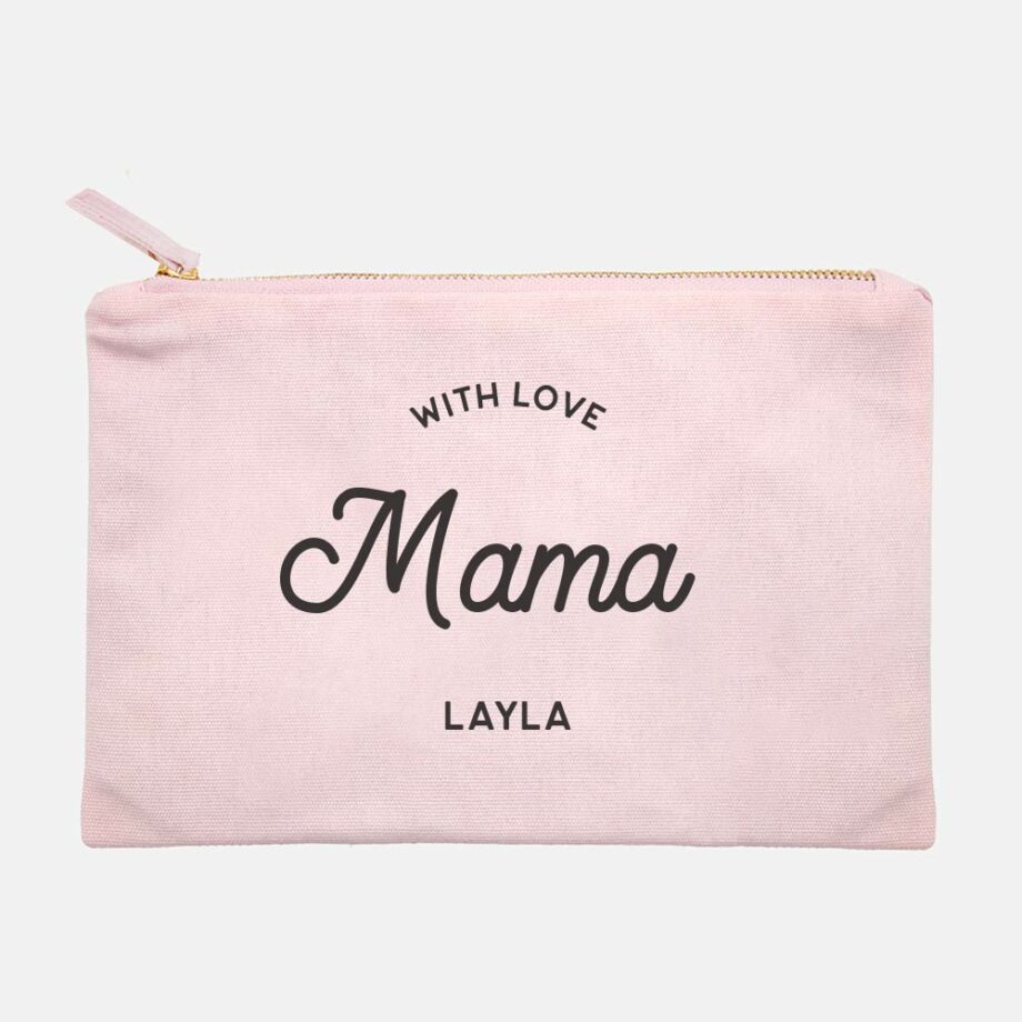Mother’s Day Canvas Makeup Pouch Mama Customisation Pesonalisation