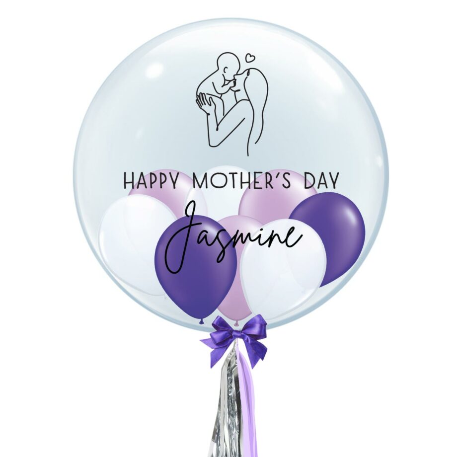 Custom Mother’s Day Collection Mother and Baby Line Art Design