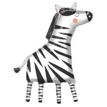 Anagram Foil SuperShape Get Wild Zebra