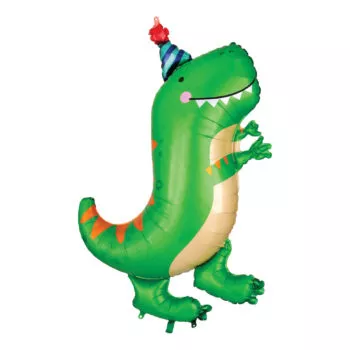 Dinosaur Foil Supershape Celebrate Dino Dynomite T-Rex Tyrannosaurus Rex Balloon Gift Party Children Celebration Birthday Event Supply