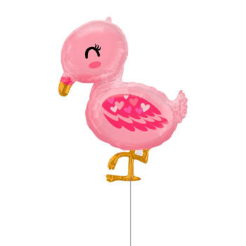 Flamingo Woodland Animals Foil Helium Bubble Balloon Children Celebration Party Gift