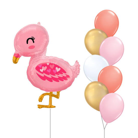 Flamingo Woodland Animals Foil Helium Bubble Balloon Children Celebration Party Gift Bouquet