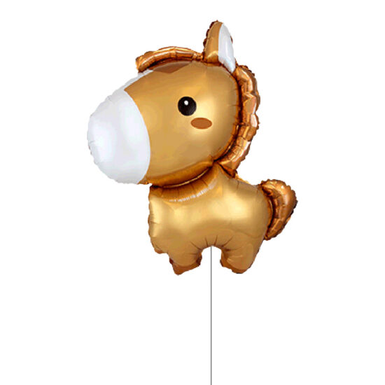 Baby Horse Animal Foil Helium Bubble Balloon Children Celebration Party Gift