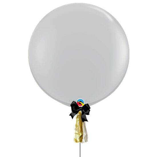 36 inch Grey plain balloon