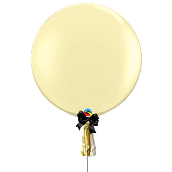 36 inch Ivory plain balloons