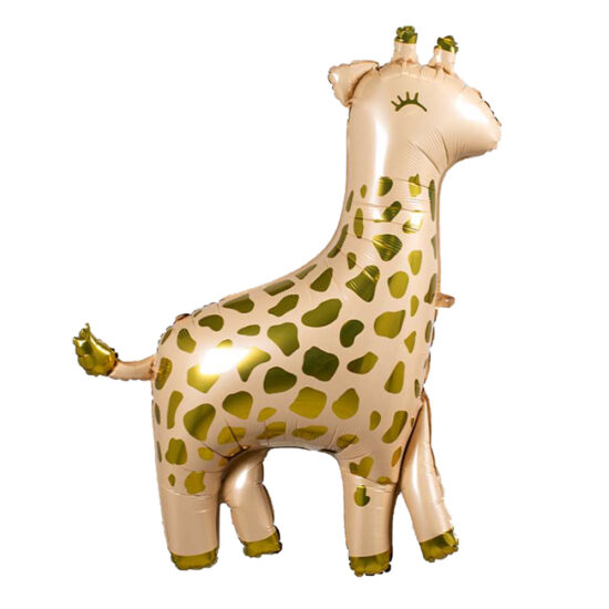 Woodland Animals Matte Giraffe Gold Spots Foil Balloon Gift Party Children Celebration Birthday Event Supply