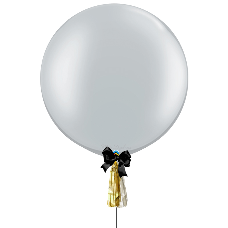 36 inch Silver plain balloons