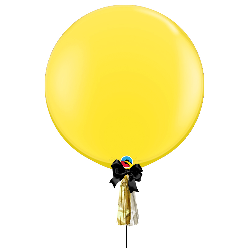 36 inch Yellow plain balloons