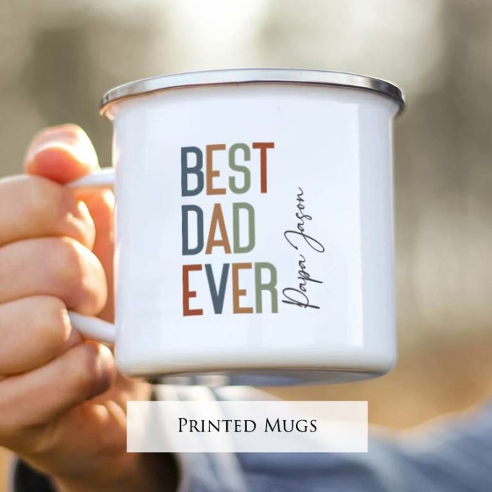Fathers Day Custom Printed Mugs