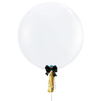 36 inch Jumbo Plain Balloon - Diamond Clear