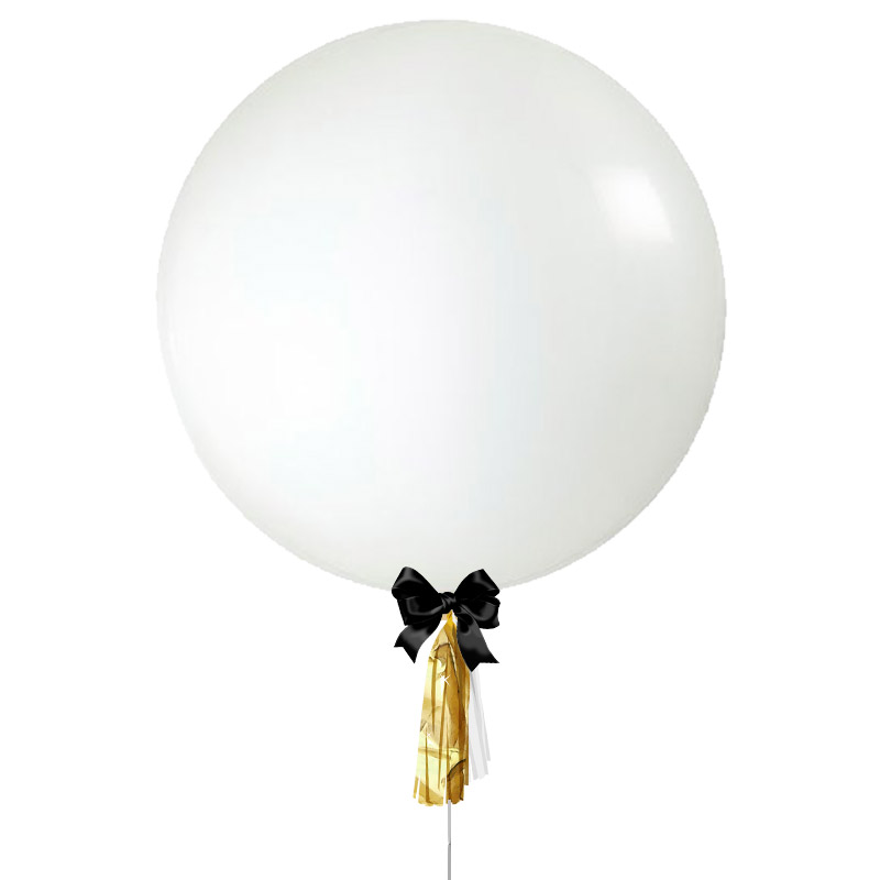 36 inch Jumbo Plain Balloon - White