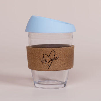 Coffee Keep Cup Heart Outline Design