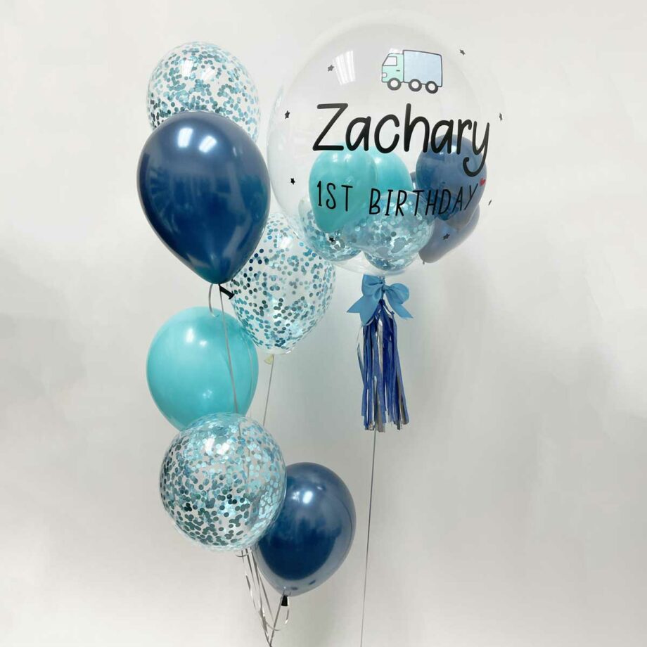24inch personalized helium balloons stuffed with mini balloons