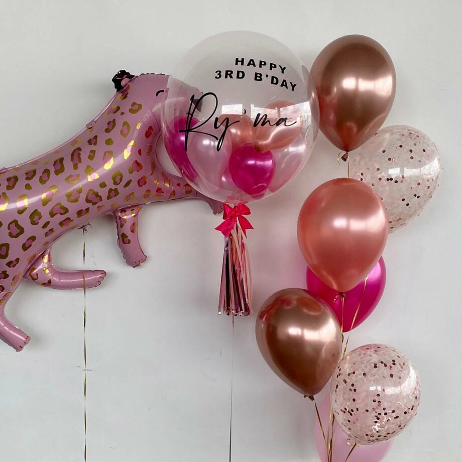 24inch customised helium balloons bubble balloon - Happy Wishes personalized balloons stuffed