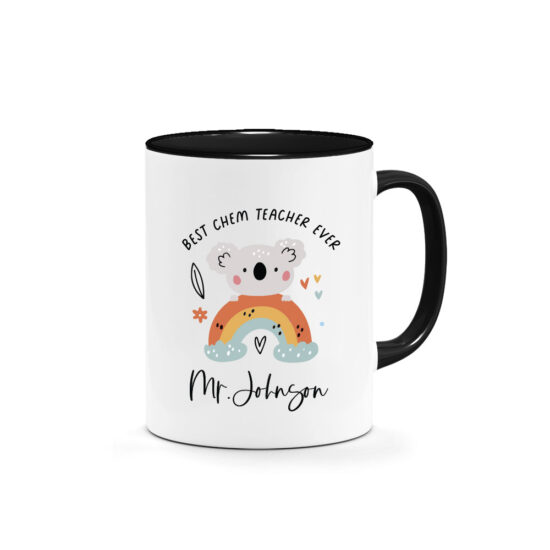 Custom Koala Rainbow Printed Mug Teachers Day Gift
