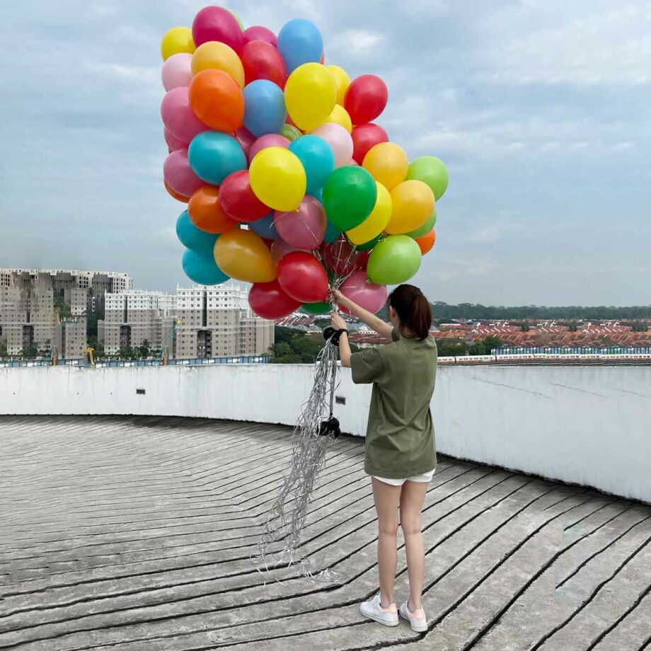 Fashion/Matte Helium Balloons Bouquet