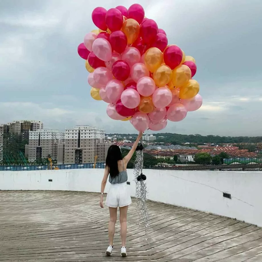 Fashion/Matte Helium Balloons Bouquet