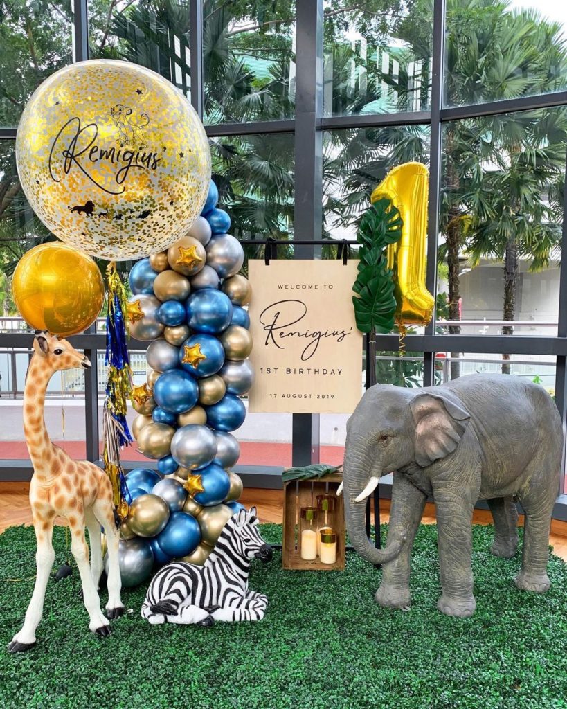 Safari Theme Balloons Setup