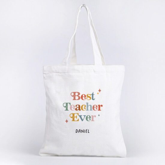 Teacher's Day Tote Bag - Best Teacher Ever Design
