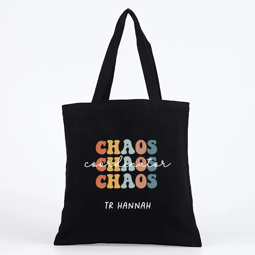 Teacher's Day Tote Bag - Chaos Coordinator Design