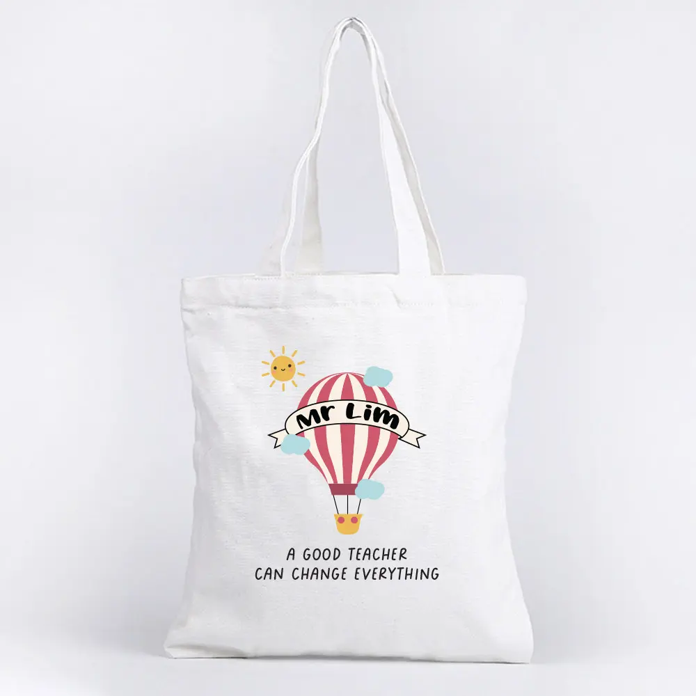 Custom Tote Bag - Personalised Teacher's Day Gifts Singapore