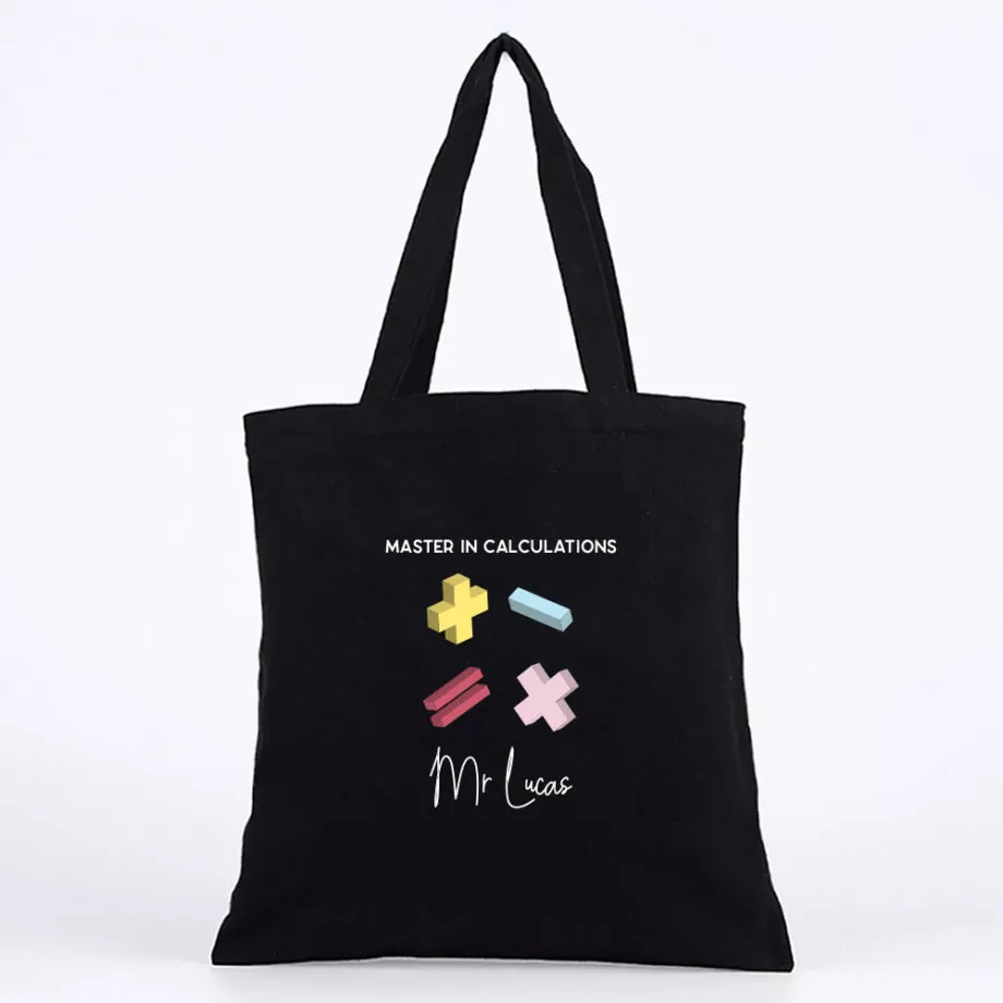 Teacher’s Day Tote Bag – Maths Genius Design