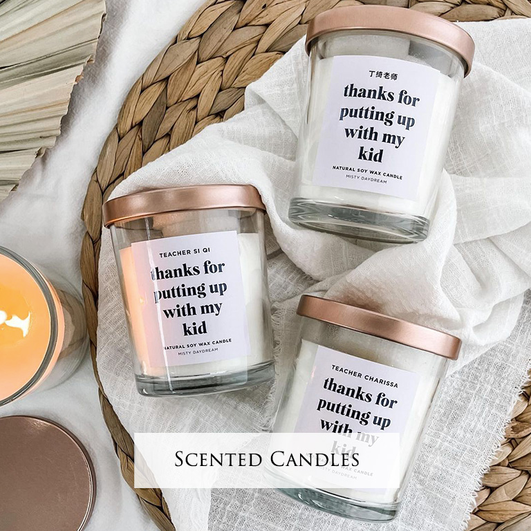 Teachers day scented candles