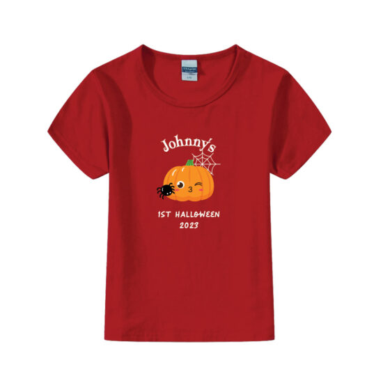 [CUSTOM NAME, SUBTEXT] Halloween Collection Baby Bodysuits / Onesie / Tshirt - Baby Pumpkin