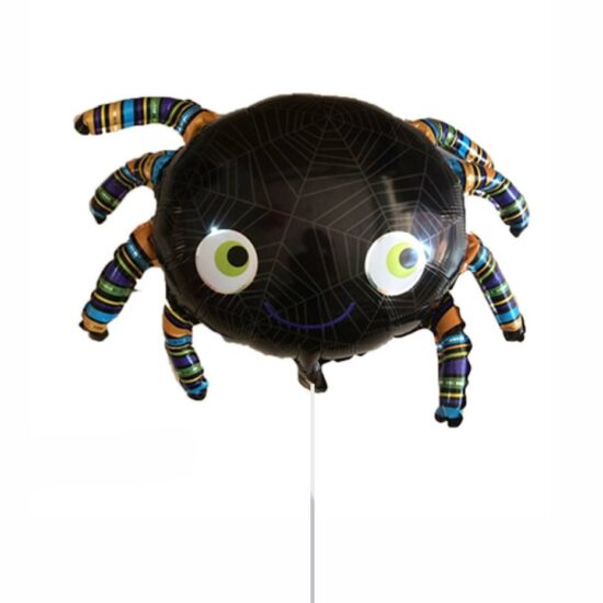 Black Spider Halloween Foil Balloon