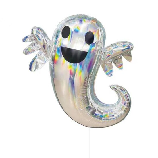 Iridescent Ghost Foil Balloon