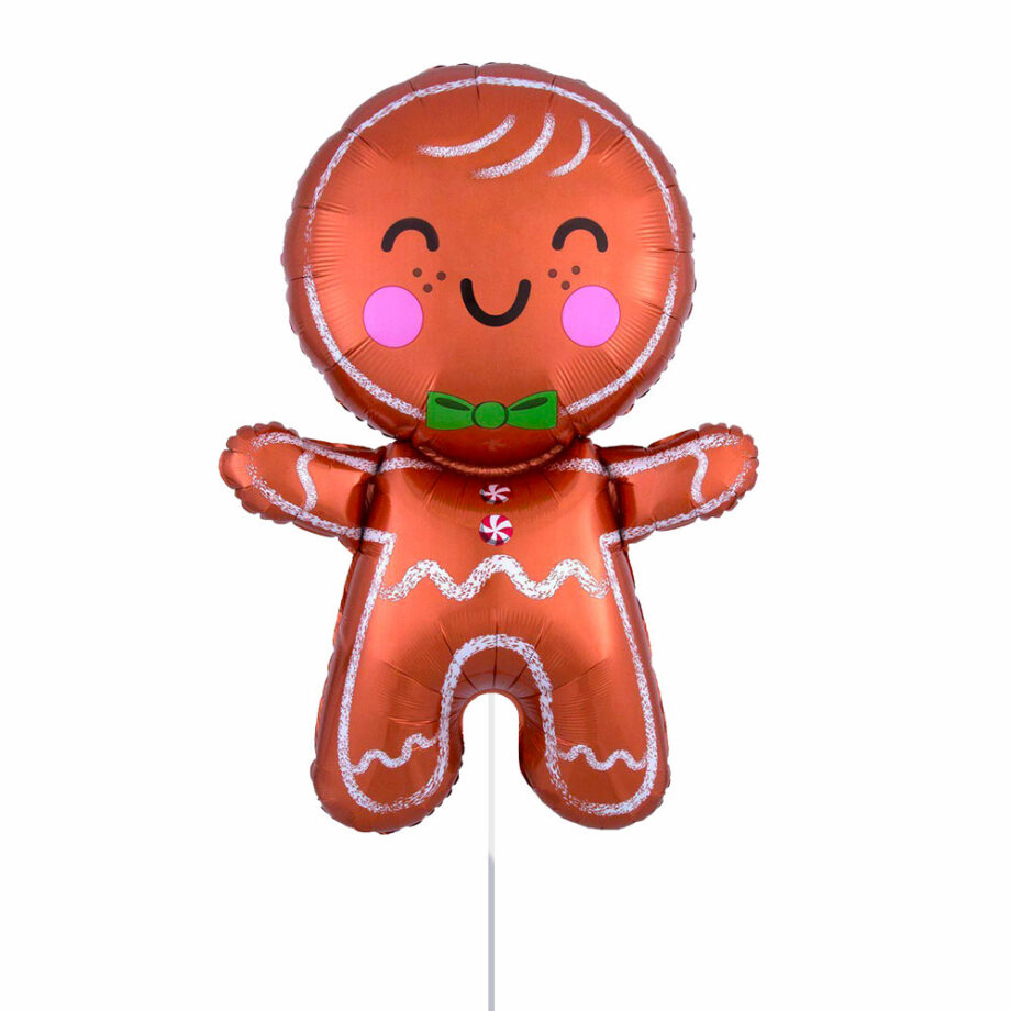 Gingerbread Man Foil Balloon Christmas Balloon