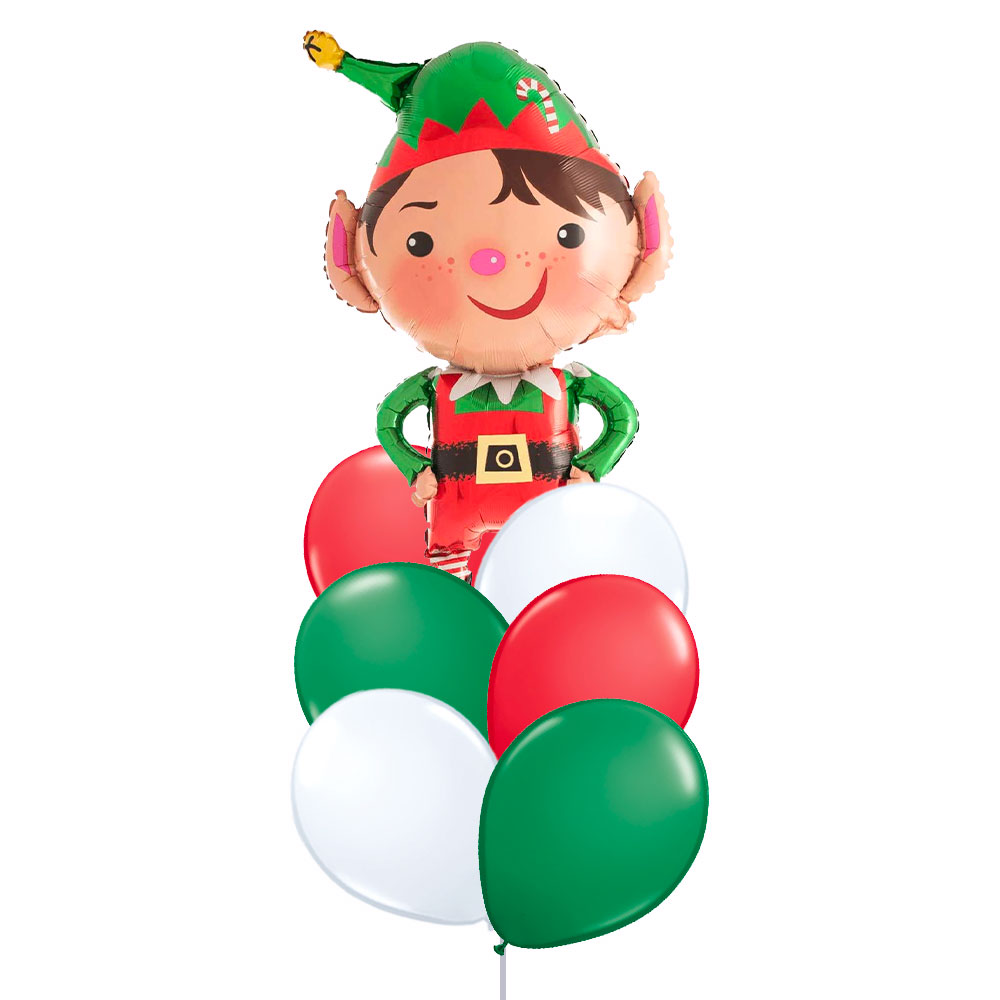 Christmas Elf Foil Balloon Christmas Helium Balloon