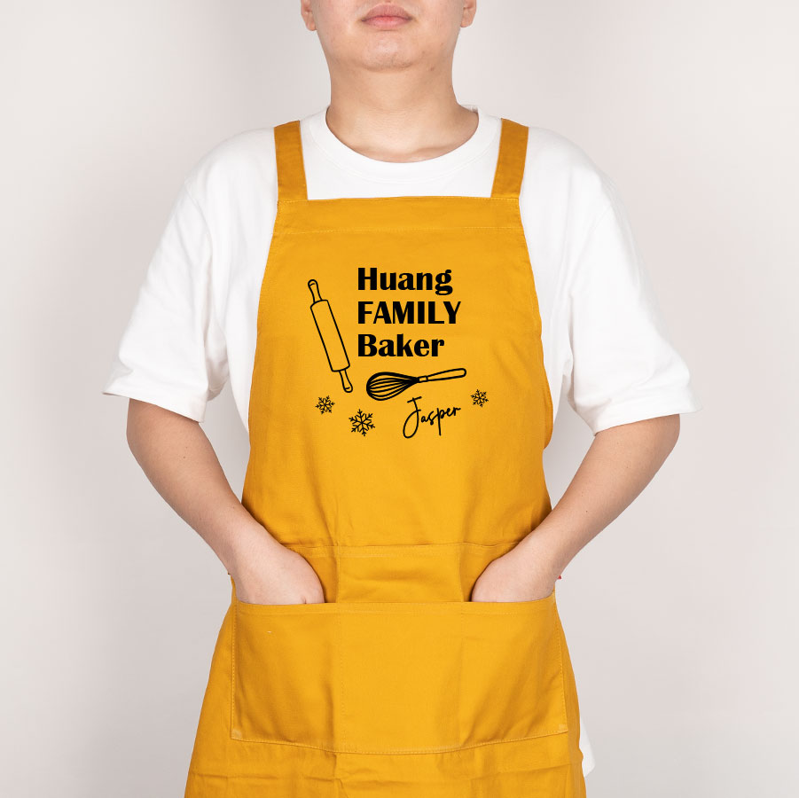 Christmas Collection Personalized Apron - Baking Crew