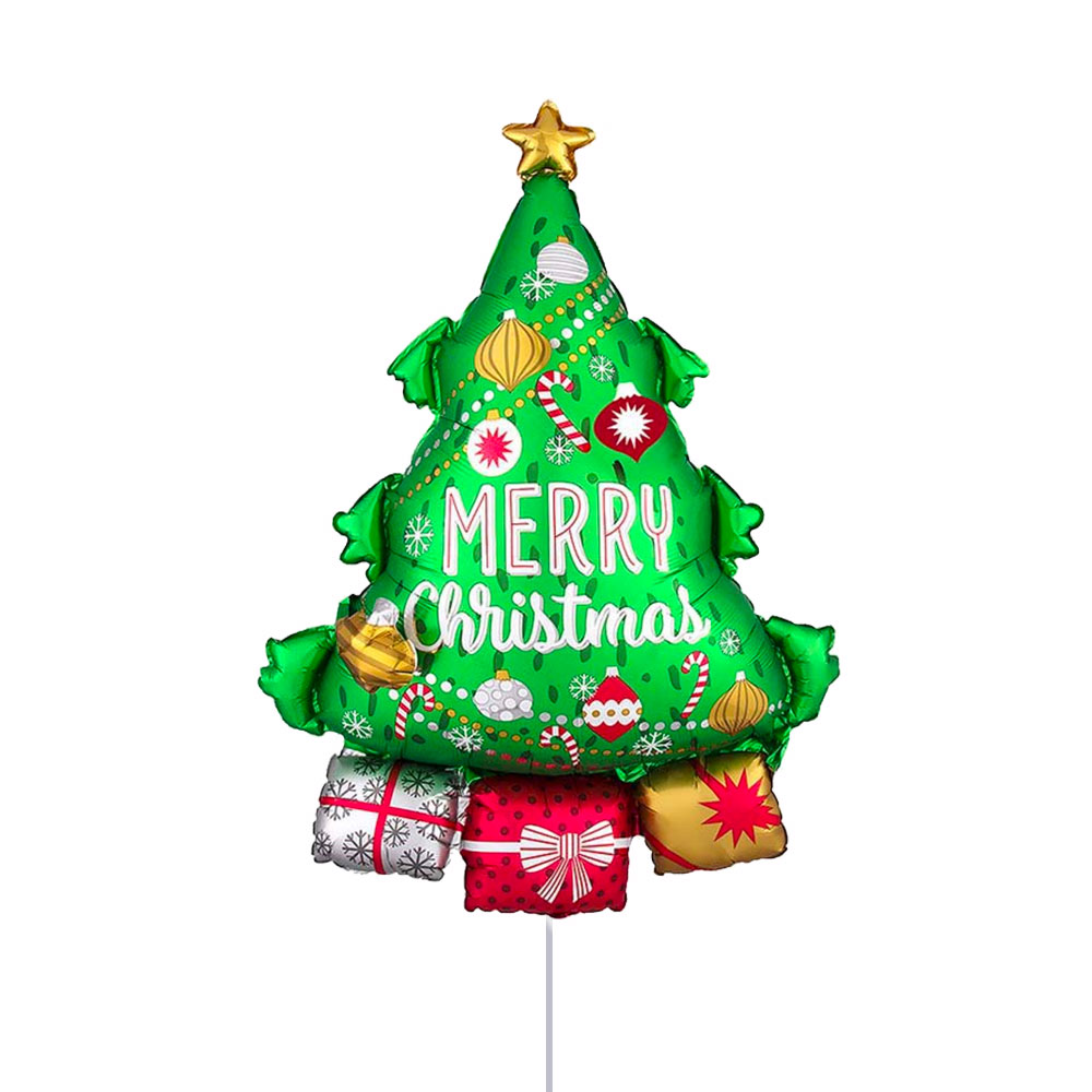 Christmas Tree Green Foil Balloon